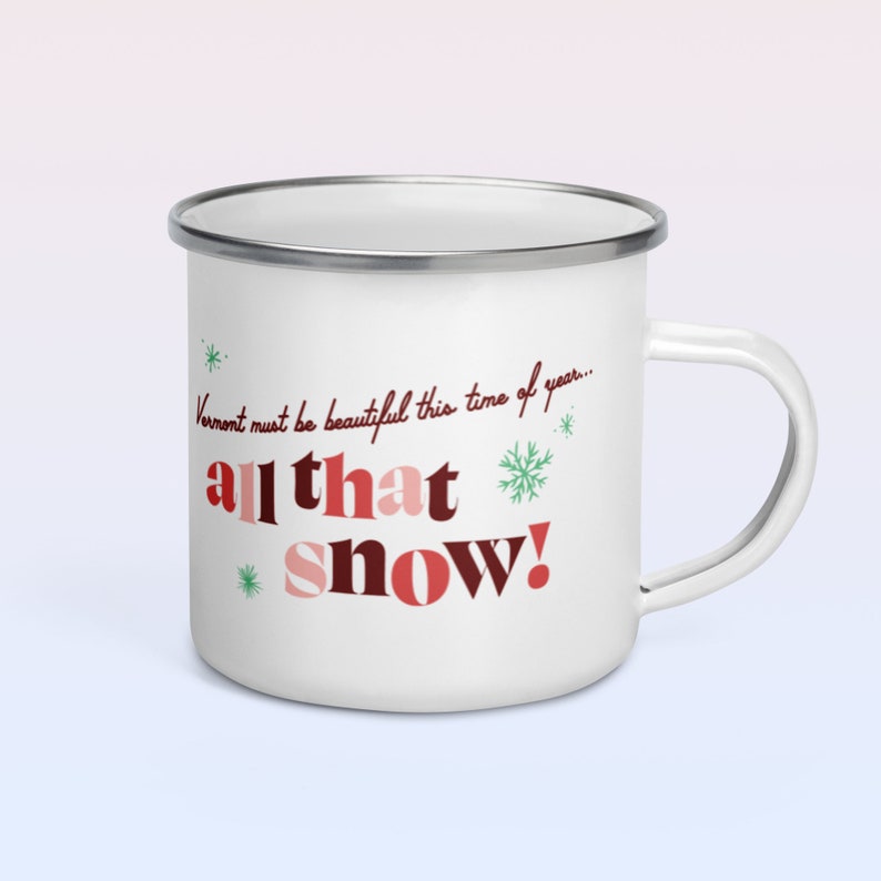 Columbia Inn White Christmas Camper Mug image 8