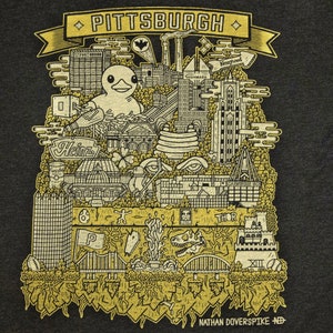 Pittsburgh Island-shirt afbeelding 3