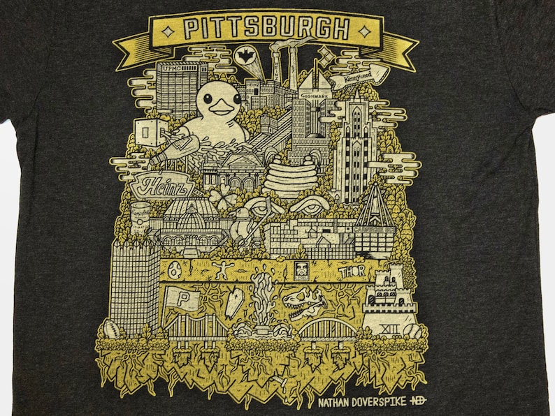 Pittsburgh Island-shirt afbeelding 3