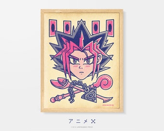 King Of Games Crossbones - Anime Art Print