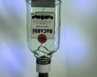 Bacardi Bottle Hummingbird Feeder, Hand-Wrapped Wire, 200ml