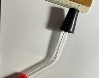Hummingbird Feeder tube / stopper with CHECK VALVE ~ stopper size 00