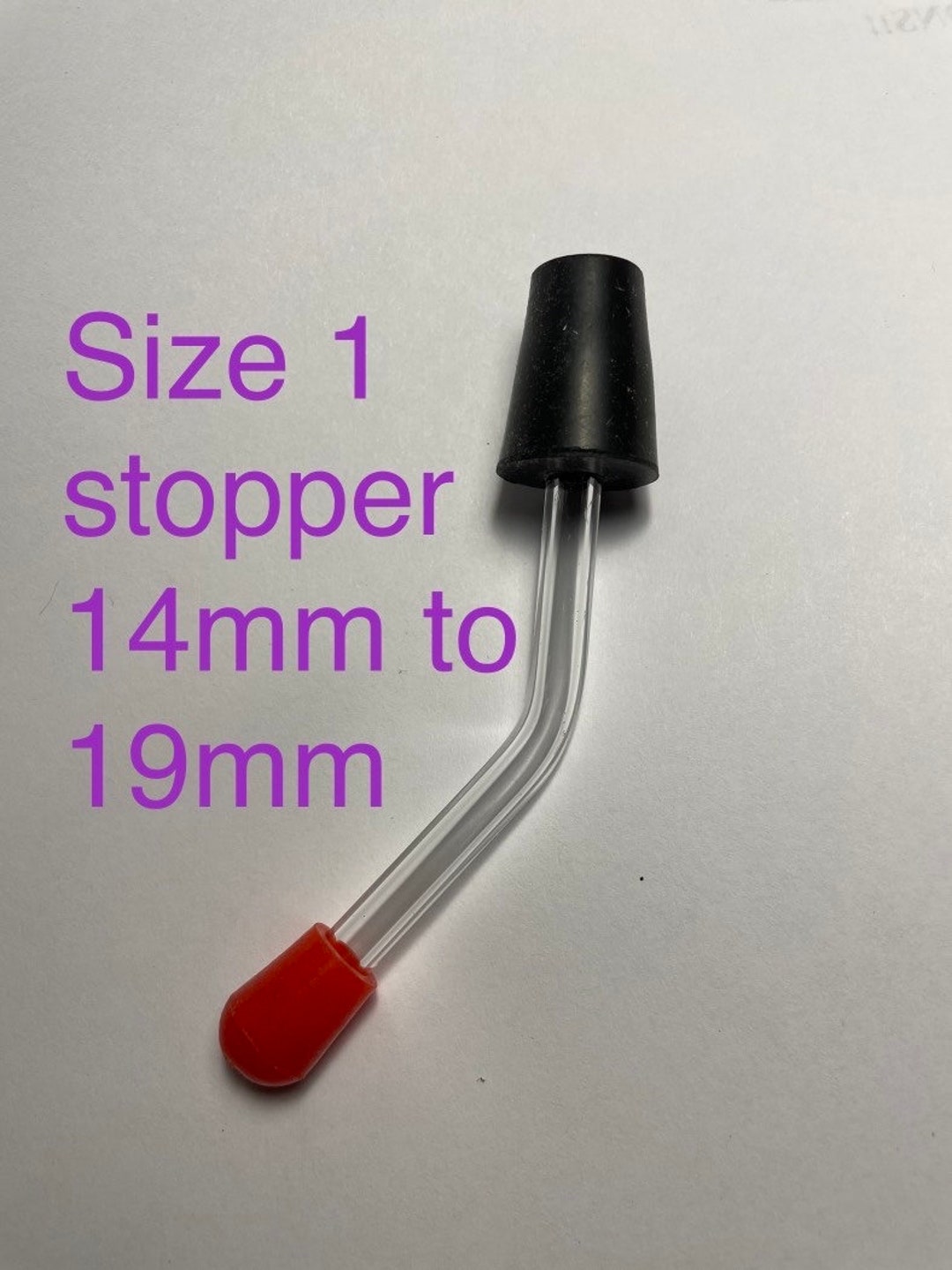 Hummingbird Feeder Tube / Stopper With CHECK VALVE Stopper Size 1 Etsy