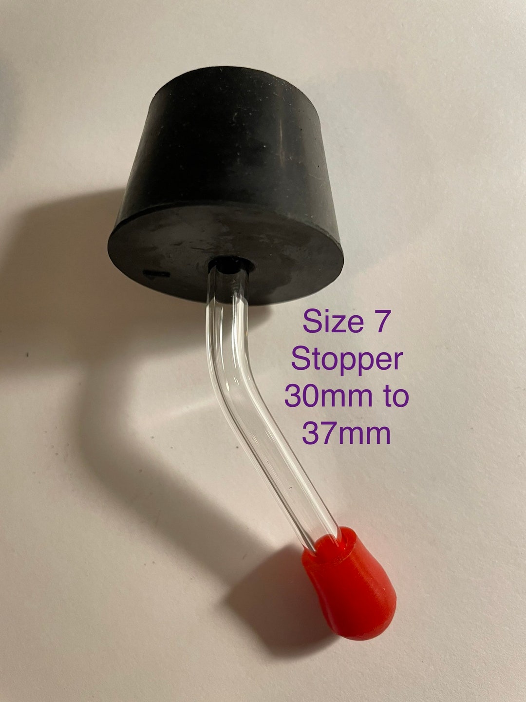 Hummingbird Feeder Tube / Stopper With CHECK VALVE Stopper Size 7 Etsy