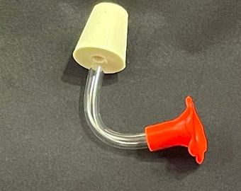 Hummingbird Feeder tube / stopper Red ~ size 3