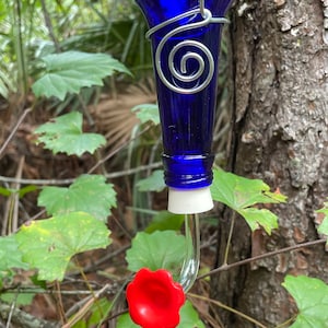 12 oz. Hummingbird feeder Cobalt Blue 12 oz.