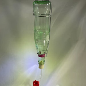 Raspberry Coca-Cola bottle Hummingbird feeder 12 oz.