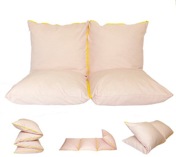 Items similar to 4 pink covers pillow 27x27 for childrens & adults