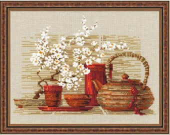 Cross Stitch Kit - Tea