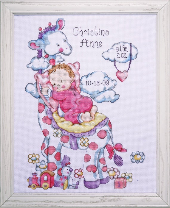 Baby Birth Sampler Cross Stitch Kits