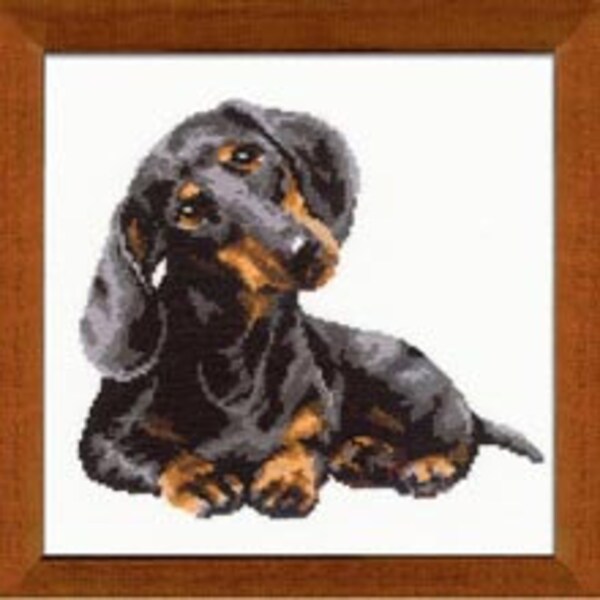 Cross Stitch Kit - Dachshund Dog