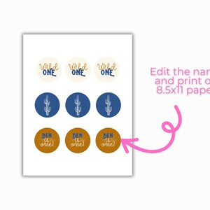 Printable Cupcake Toppers, Wild One Birthday, First Birthday Birthday ...