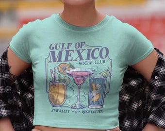 Gulf of México Social Club Crop Tee