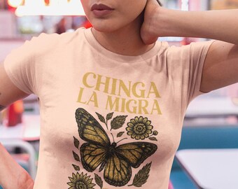 Chinga La Migra Women's Crop Top