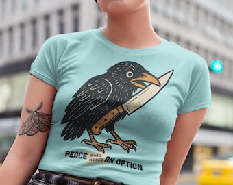 Peace was NEVER an Option Crop Tee