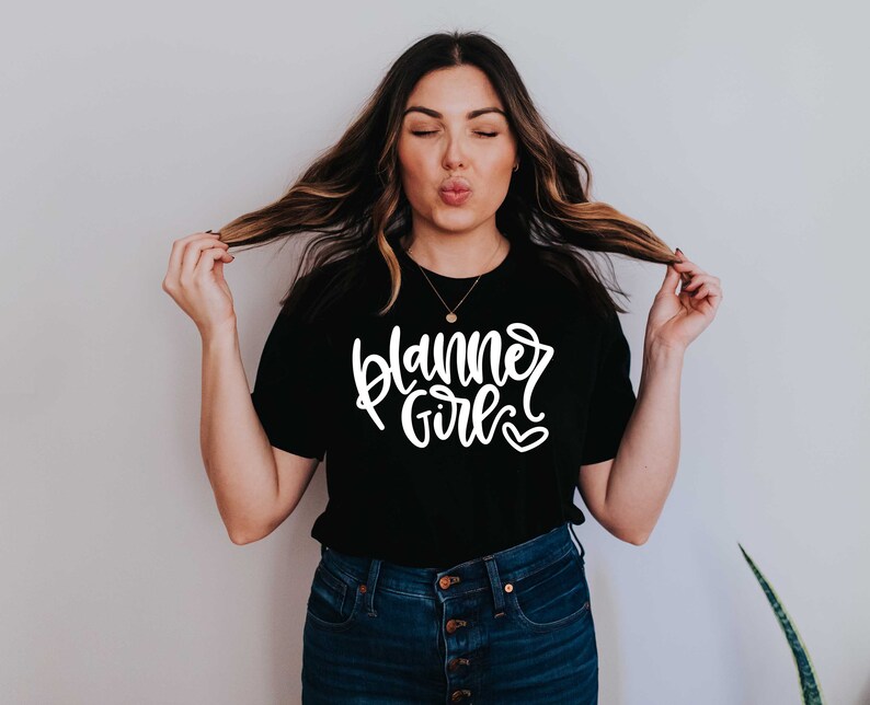 Planner Girl shirt Planner shirt Planner Girl Tee Women's Tee Gifts for Women Llama Tshirt image 2