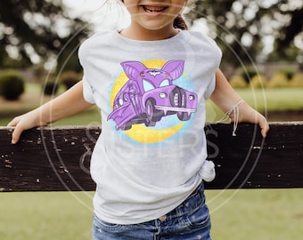 Magical School Bus Kids T-Shirt, Whimsical Design, Creative Play, Magical Attire, Curious Minds, Imagination, Mystical Fashion