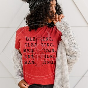 BLESSING Cleansing shirt ~Dark Humour shirt - witchy clothing - witchy shirt - graphic tee - gifts for her - Funny shirt - Occult Shirt