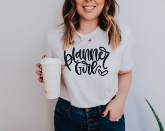 Planner Girl shirt - Planner shirt - Planner Girl Tee - Women's Tee - Gifts for Women - Llama Tshirt