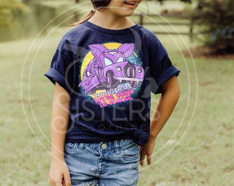 Magical School Bus Kids T-Shirt, Whimsical Design, Creative Play, Magical Attire, Curious Minds, Imagination, Mystical Fashion