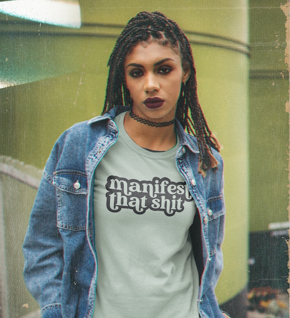 Manifest that Shit shirt - witchy clothing - witchy shirt - witchy - graphic tee - gifts for her - Halloween Witch - Witch Gifts - Witch