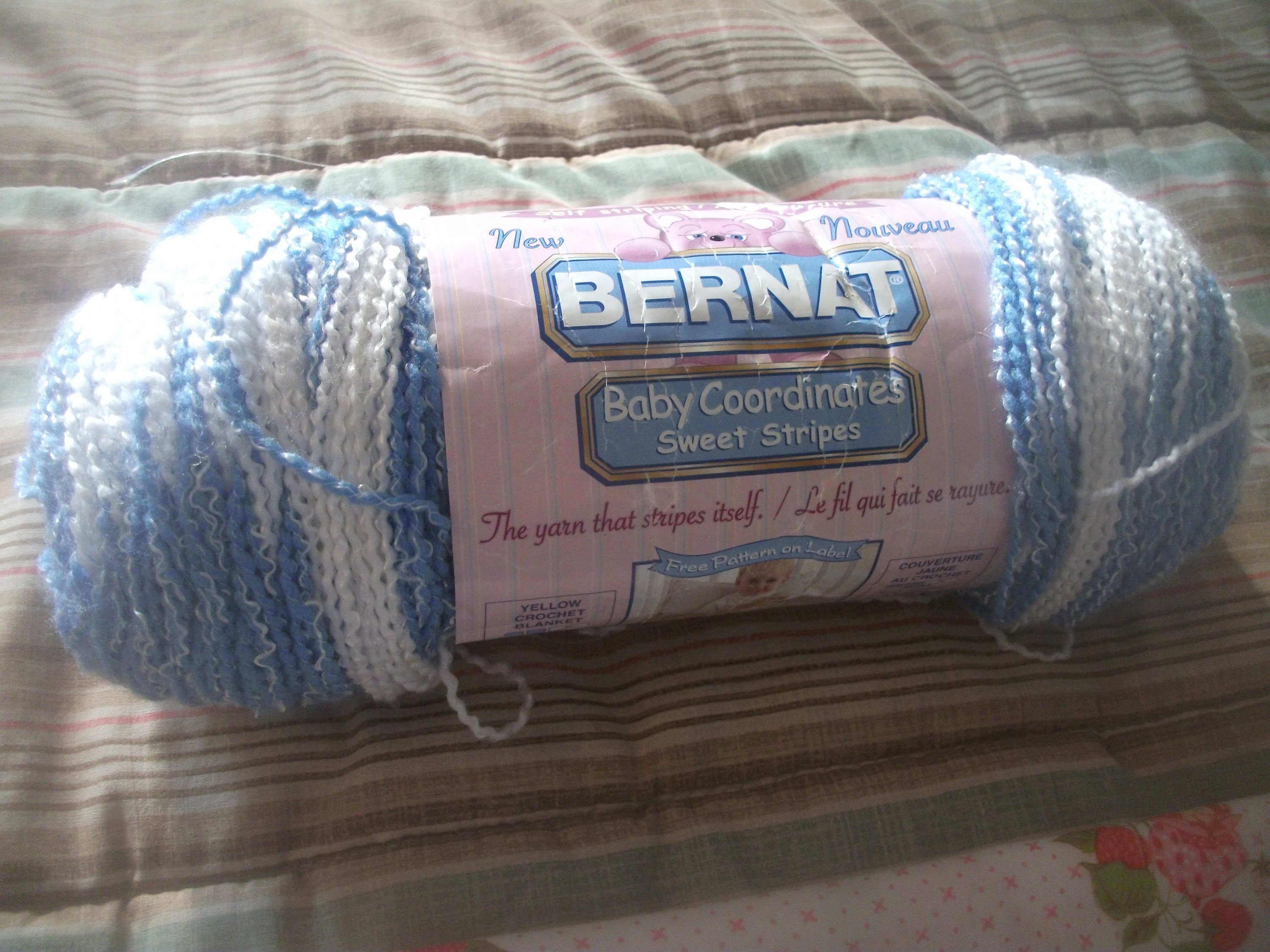 Bernat baby coordinates sweet stripes sale