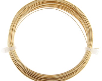 16G GOLD Plated Wire, Non Tarnish 1/2 hard, DIY ear wires, jump rings, eye pins, wire wrapping, jewelry wire, wire crochet