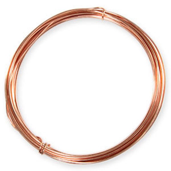 16/18/20/ 22 or 24 Gauge Natural Copper Wire, Half Hard, 99% Pure Copper Wire, DiY Expandable copper Bracelets