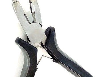 4 in 1 Rosary Pliers Heavy Duty Round, Flat Nose Cutter and jump ring plier all in one tool! Professional Quality Rosary Pliers diy jewelry