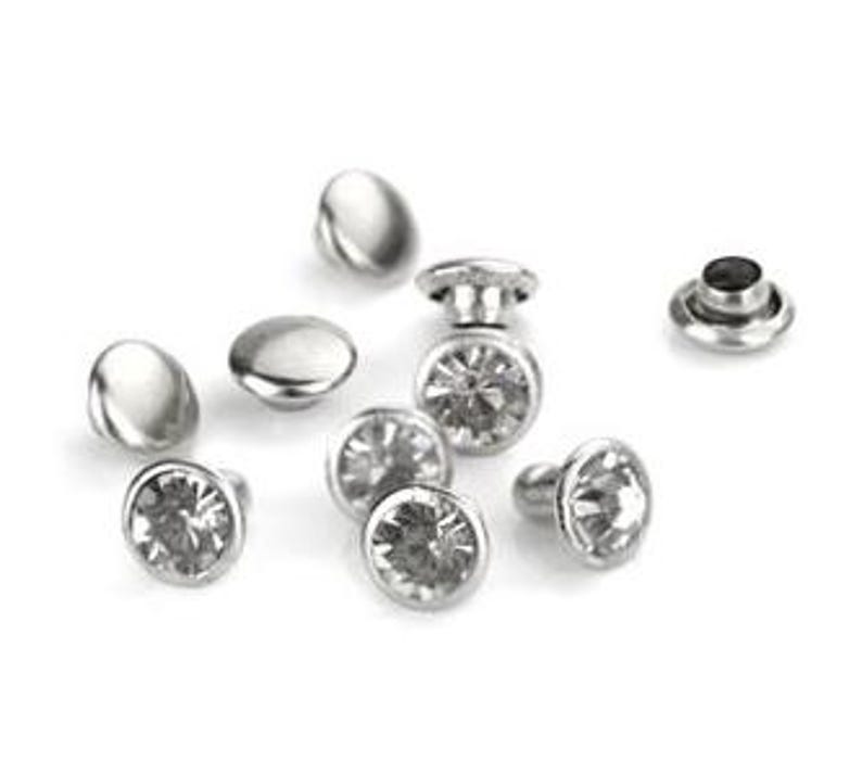 CRYSTAL Czech Crystal (rhinestone) Rivets 5/32
