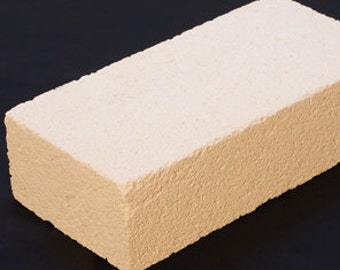 FIRE BRICK, Soldering Tools, Insulating Soldering Tool, Pin-able, carve-able surface! Soldering Block, Jewelry Tools, Eurotool Fire Brick