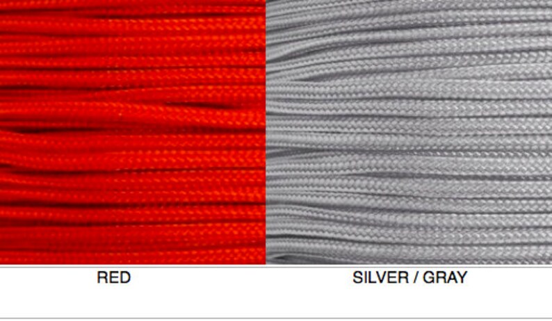 15Yd 2mm Chinese Knotting Cord Red Navy Blue Turquoise Silver Black White Ivory Brown Cardinal Purple Strawberry Olive Green GoldYellow