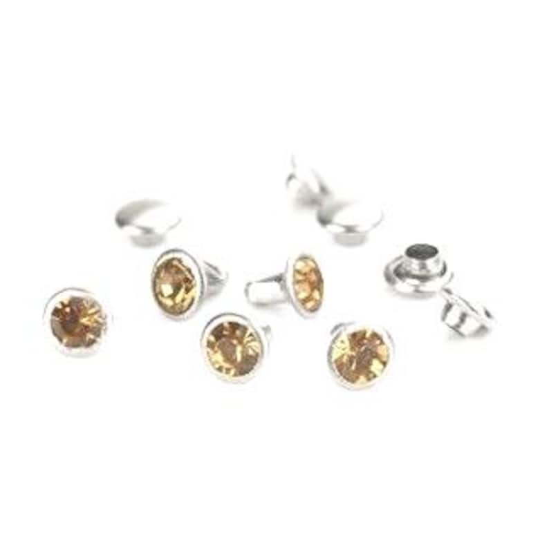 CRYSTAL Czech Crystal (rhinestone) Rivets 5/32