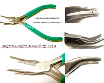 Prong Pliers, Jump Ring Pliers, Bail Pliers, Stainless Steel Pliers, DIY Jump Ring Tools, Small Jump Ring Pliers, Jewelry Tools