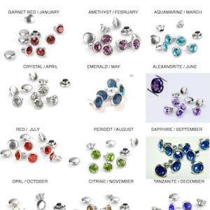 CRYSTAL Czech Crystal (Rhinestone) Rivets 5/32&quot; Hollow Rivet/Choose color, riveting supplies - Cold Connection - Jewelry - Findings - Rivets
