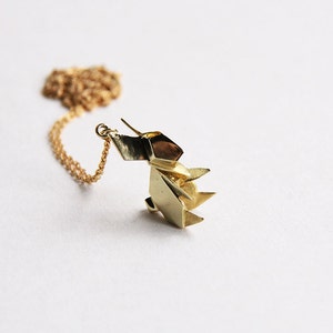 Rabbit Origami Charm Necklace