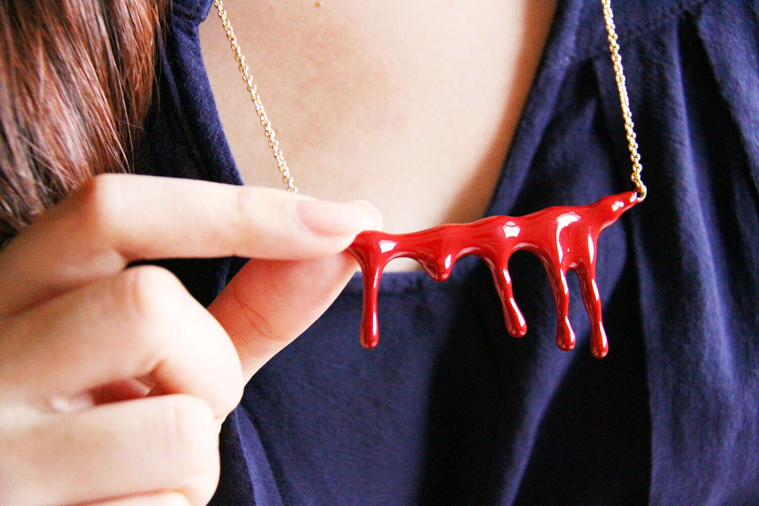 Matching blood necklaces Clearance