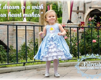 Irelyn's Peek-A-Boo Ruffle Dress PDF Pattern 12 mo. - 6/7