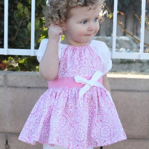 Nadia's Peasant Top PDF Pattern Sizes 6 mo. - 8