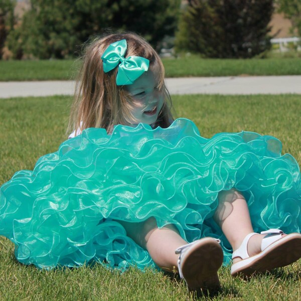 Zuckerguss Rock PDF Schnittmuster Größen 0-3 mo. bis 20 cm Puppenversion