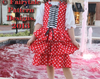 Whitney's Triple Ruffle Dress PDF Pattern 0-3 mo. through size 14