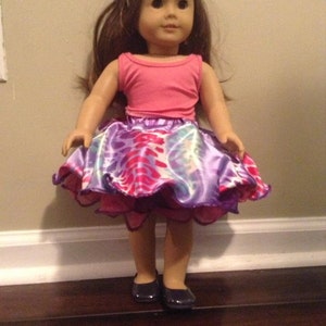 Icing Skirt PDF Sewing Pattern sizes 0-3 mo. through 8 plus 18&quot; doll version