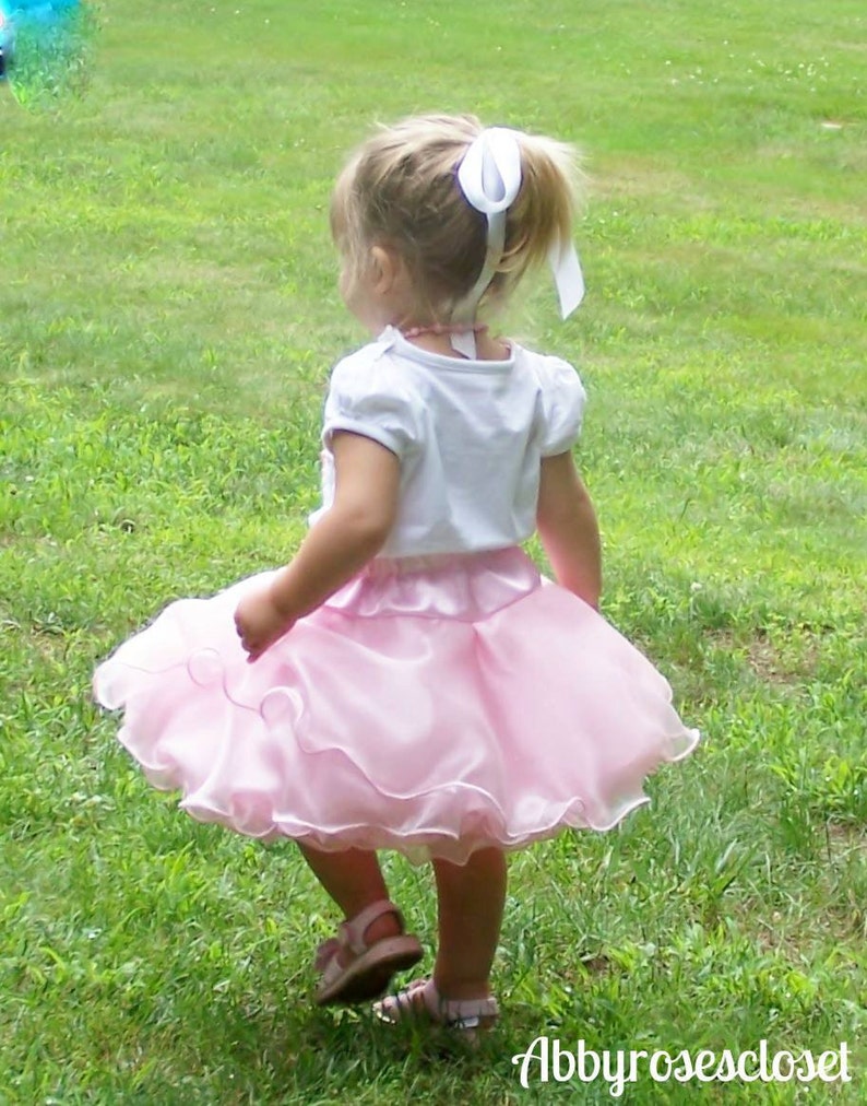 Icing Skirt PDF Sewing Pattern sizes 0-3 mo. through 8 plus 18 doll version image 4