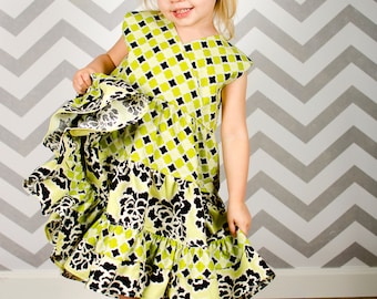 Isabella's Criss Cross Twirl Dress PDF Pattern Sizes 18 mo. - 10