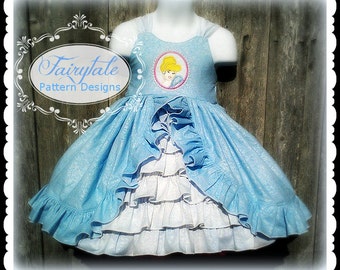 Irelyn's Peek-A-Boo Ruffle Dress PDF Pattern 12 mo. - 6/7