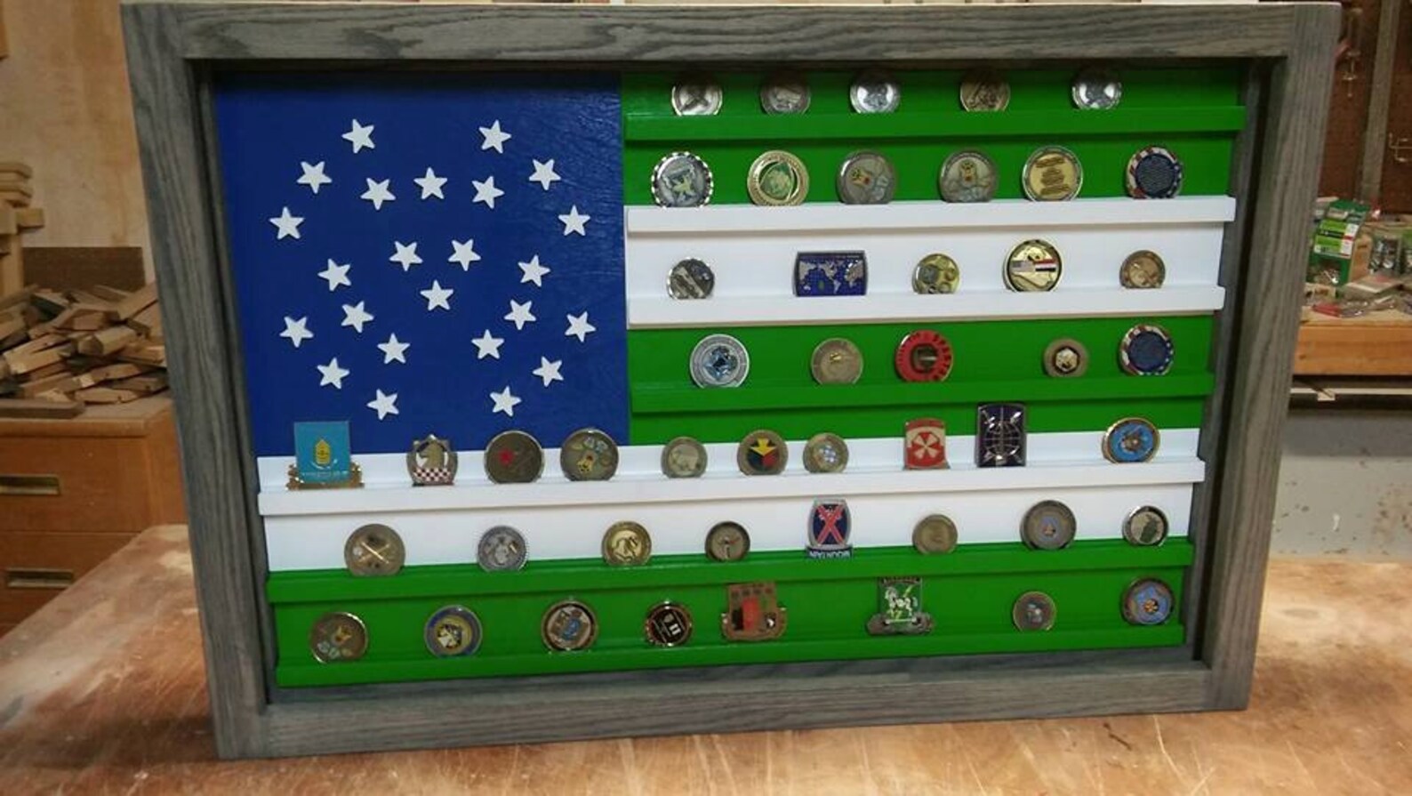 NYPD Coin Case Challenge Coin Display Police Coin Holder Etsy