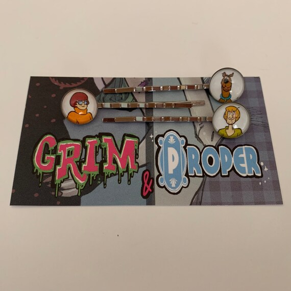 Scooby Doo Shaggy Velma Stainless Steel Silver Hair Bobby Pins Etsy