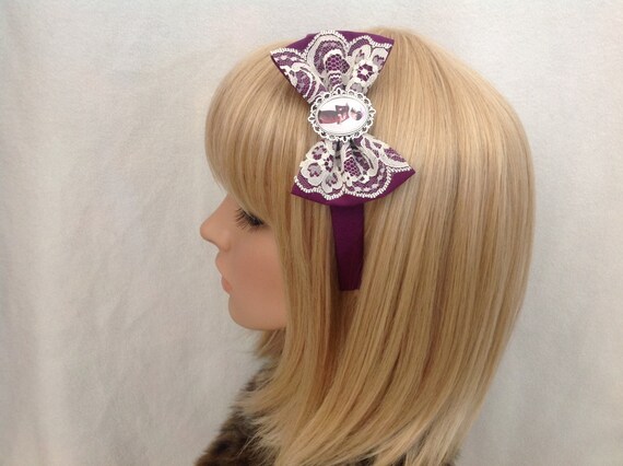 A Series Of Unfortunate Events Violet Baudelaire Headband Bow Etsy