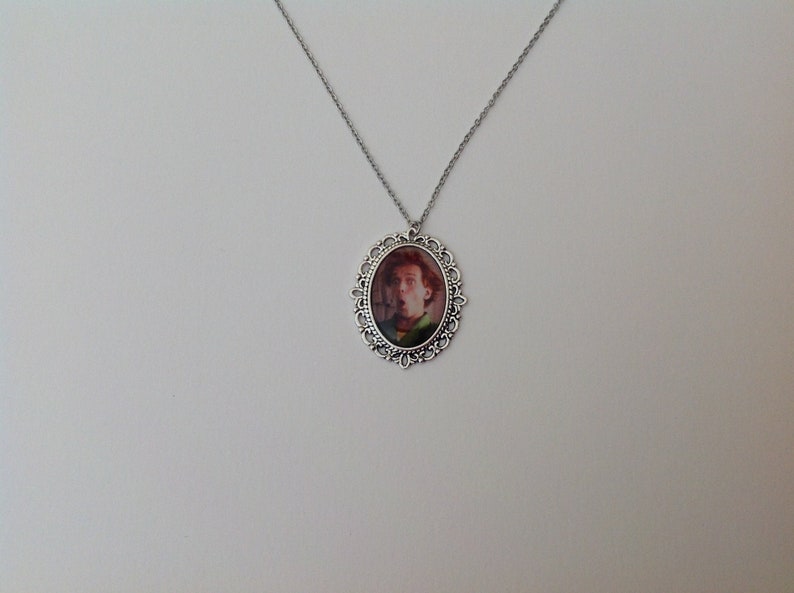 Drop Dead Fred necklace rockabilly psychobilly pin up girl kawaii kitsch retro vintage Rik Mayall cameo chain