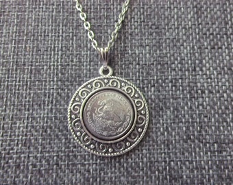 Mexico 1946 Coin Necklace